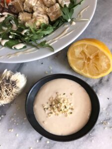 Maple Garlic Tahini Dressing