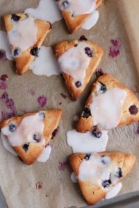Healthy Blueberry Scones (Paleo, Gluten Free)