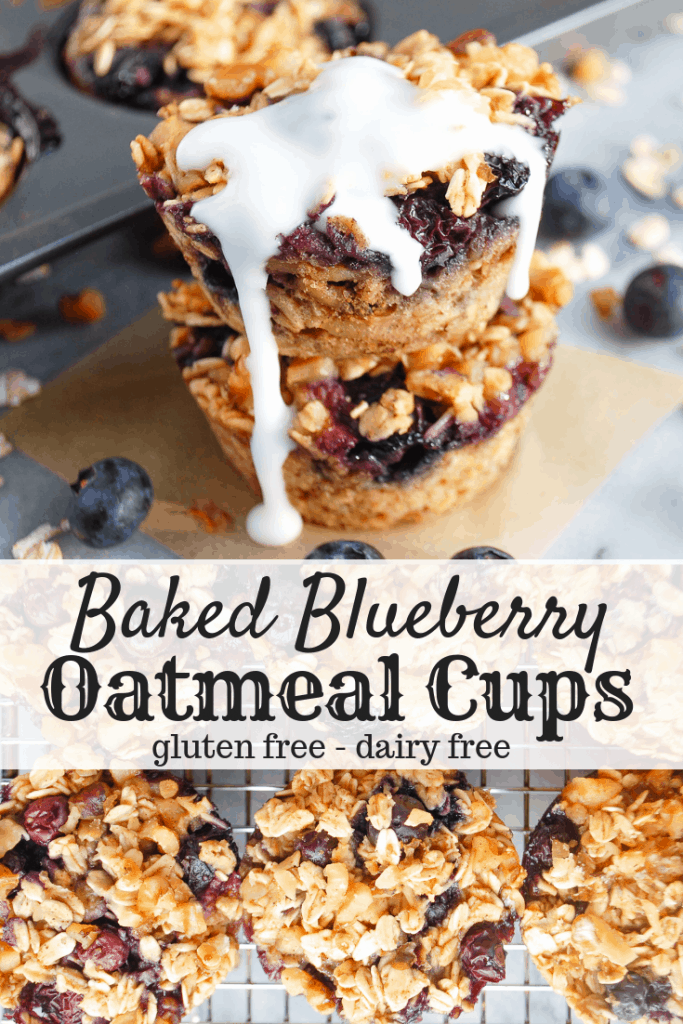 baked blueberry oatmeal cups