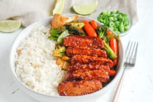 Easy BBQ Baked Tempeh