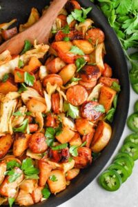 One Pan Cabbage and Potato Skillet