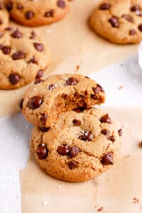 Paleo Tahini Chocolate Chip Cookies