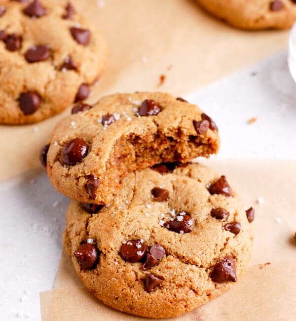 fluffy tahini cookies