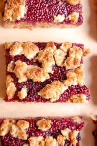Berry Crumble Bars (Gluten-free, dairy-free, vegan)