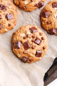 Healthy Oatmeal Tahini Cookies