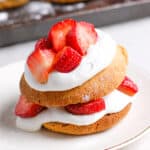 strawberry shortcake on a plate