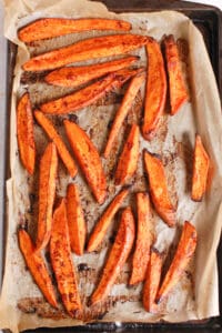 Crispy Baked Chili Lime Sweet Potato Fries