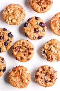 Banana Blender Muffins Four Ways