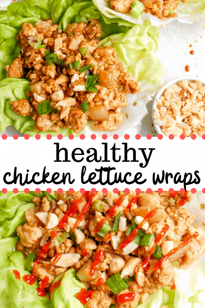 healthy chicken lettuce wraps
