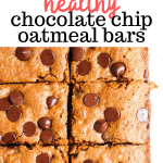 oatmeal chocolate chip bars