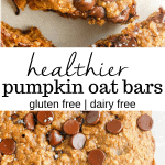 pumpkin oat bars