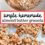 almond butter granola