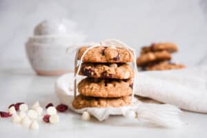 Healthy White Chocolate Cranberry Cookies