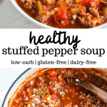 healthy stuffed pepper soup