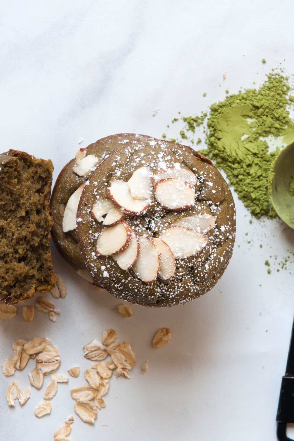 matcha muffins