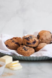 Healthy Blueberry Banana Muffins