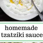 homemade tzatziki sauce