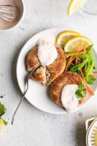 Easy Tuna Patties with Spicy Aioli