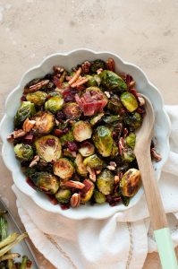 Maple Balsamic Brussels Sprouts