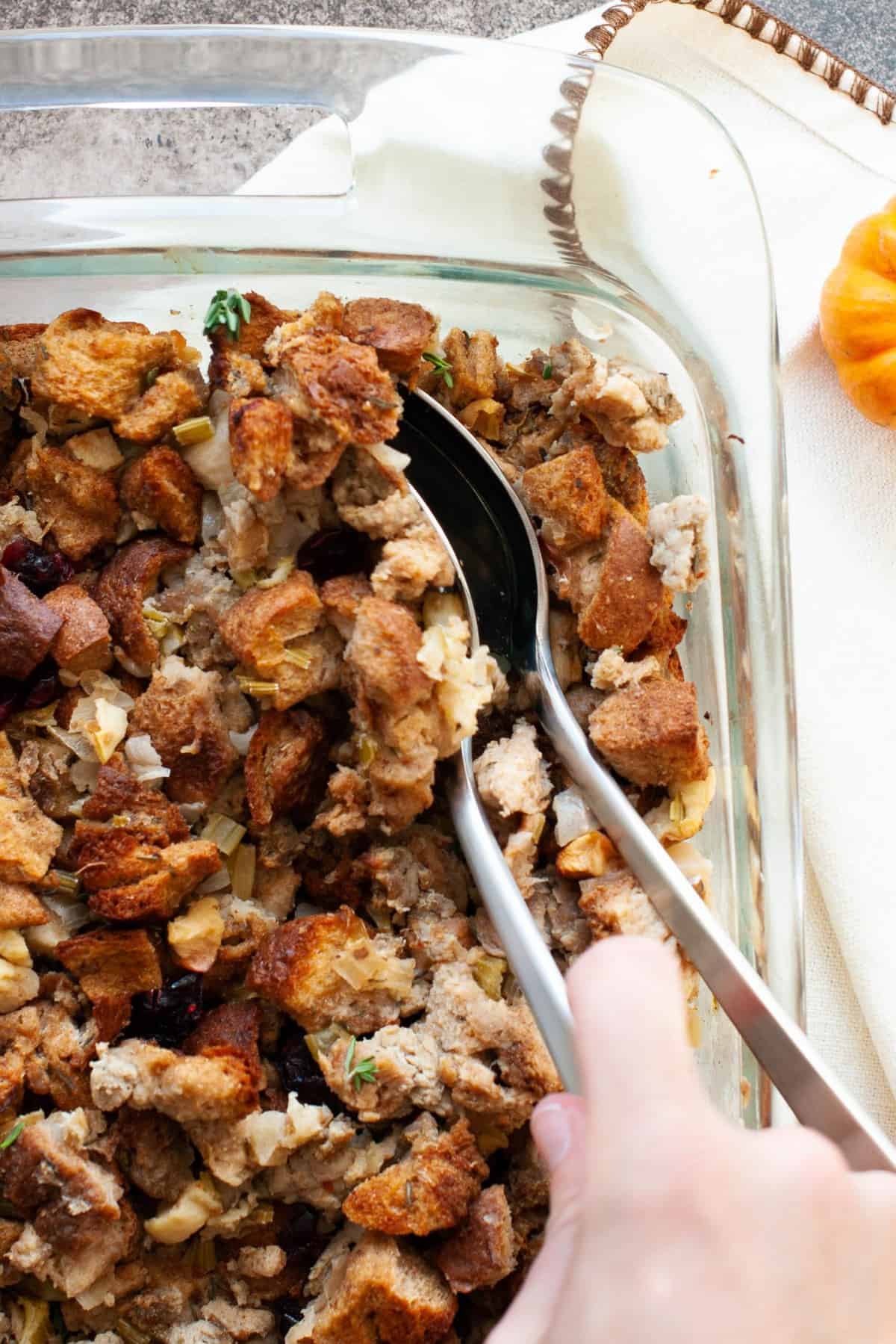 chicken apple sausage stuffing