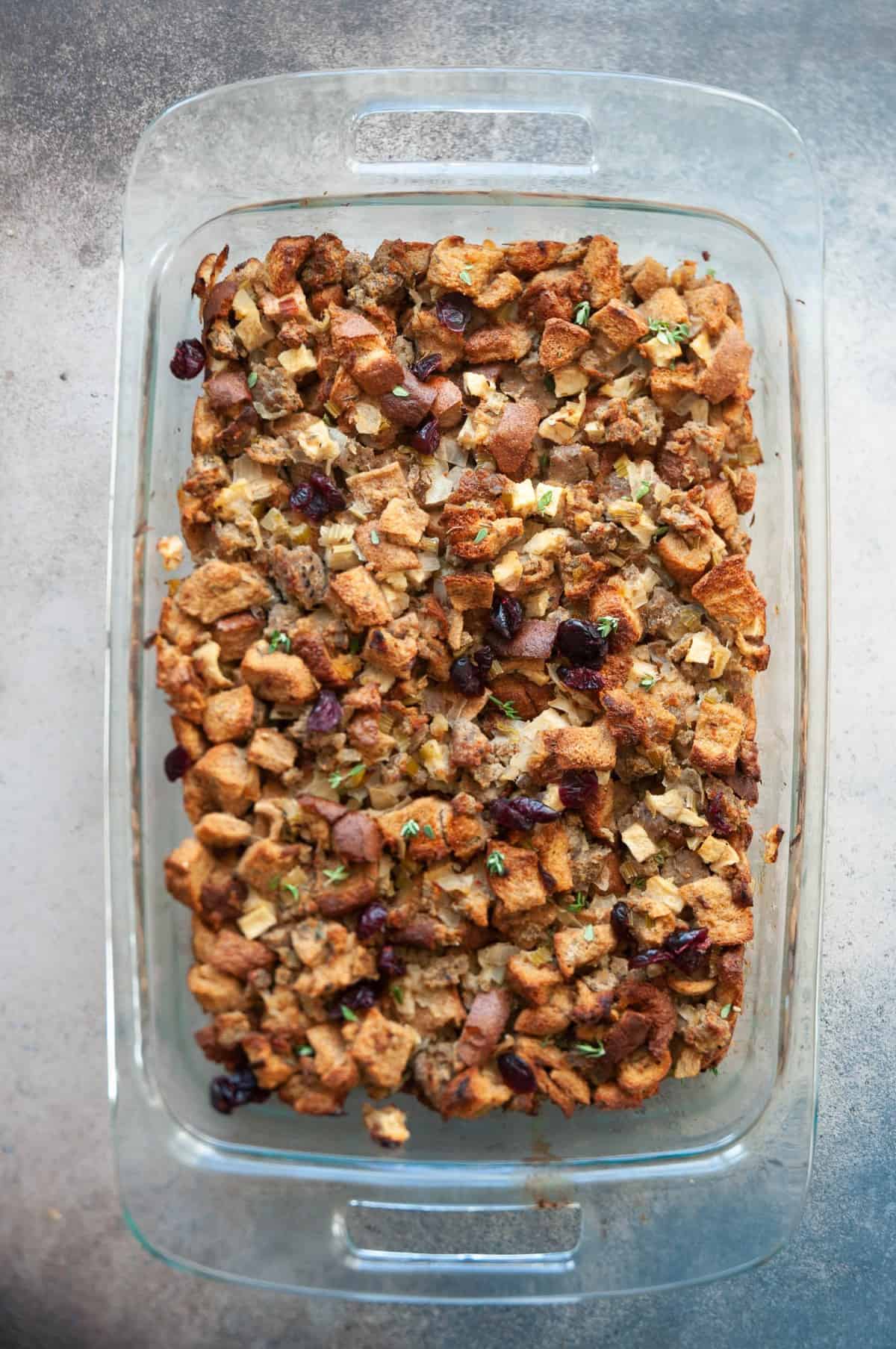 chicken apple sausage stuffing