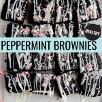 Healthy Peppermint Brownies