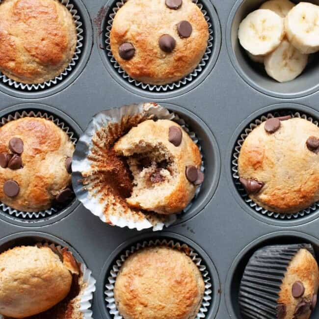 protein muffins in tin