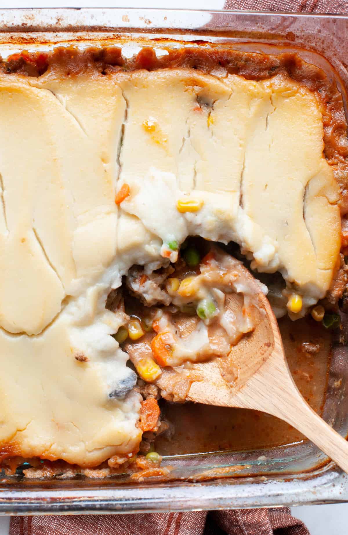 gluten free shepherd's pie with ground turkey