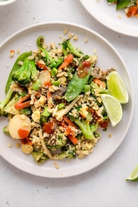 Easy Veggie Fried Cauliflower Rice