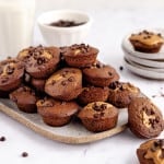 healthy peanut butter brownie bites