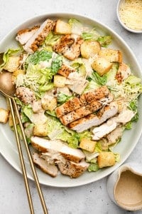 Healthy Chicken Caesar Salad