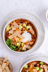 Easy Chicken Tortilla Soup