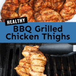 Healthy BBQ Grilled Chicken Thighs