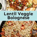 Lentil Veggie Bolognese