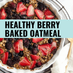 healthy berry baked oatmeal