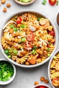 Buffalo Chickpea Pasta Salad