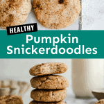 Healthy Pumpkin Snickerdoodles