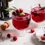 cranberry spritzer cocktail