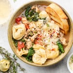 spinach tortellini soup