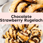 Chocolate Strawberry Rugelach