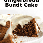 Healthy Gingerbread Bundt Cake