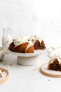 Healthy Gingerbread Bundt Cake
