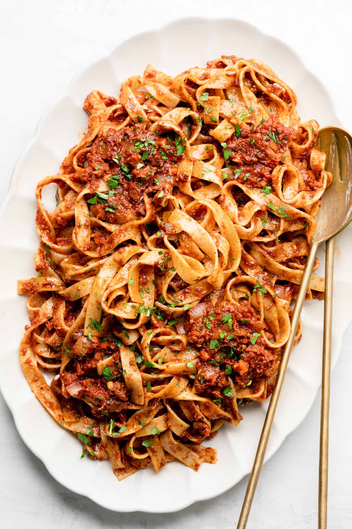 Red Bolognese Sauce Recipe - Erin Lives Whole