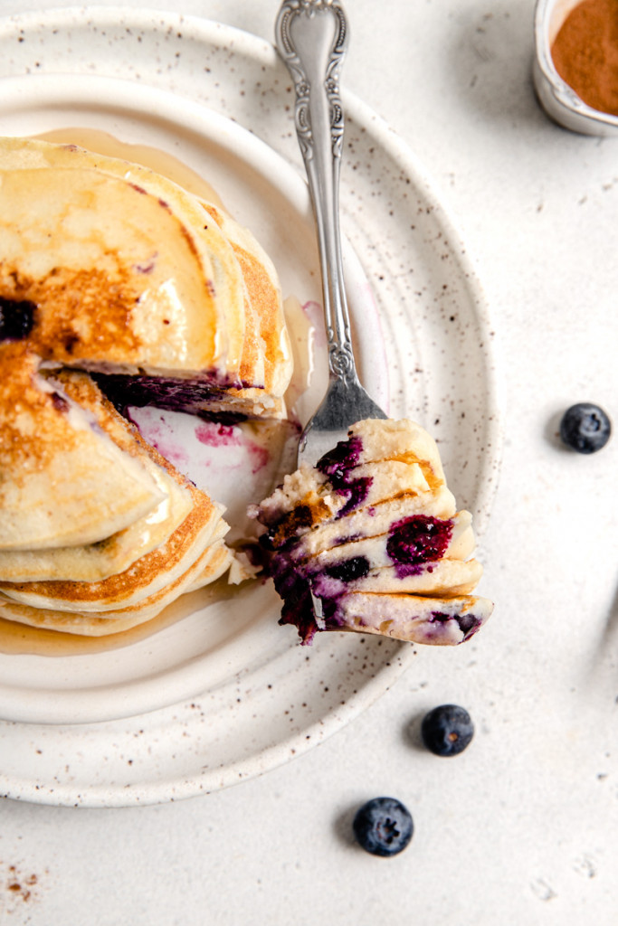 cottage cheese blueberry pancakes
