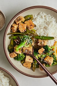 Takeout Orange Tempeh