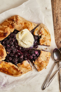 Healthy Blueberry Galette