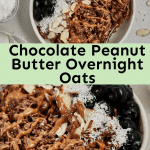 Chocolate Peanut Butter Overnight Oats