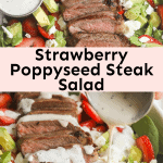Strawberry Poppyseed Steak Salad