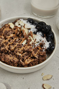 Chocolate Peanut Butter Overnight Oats