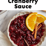 bourbon cranberry sauce